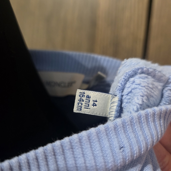 Moncler Light Blue Sweatshirt - Picture 5 of 7